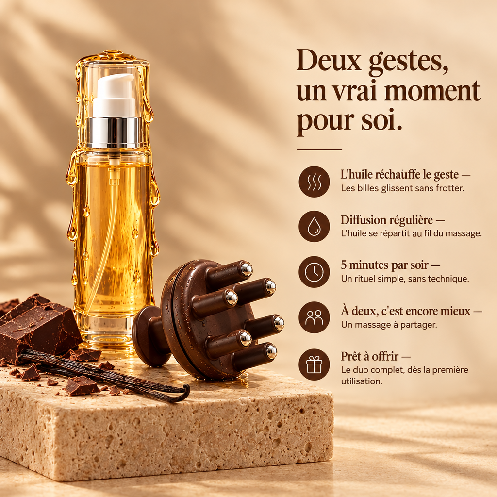 Les avantages du duo huile et brosse